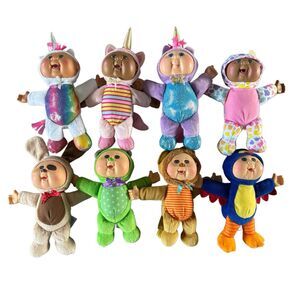 Lot of 8 Cabbage Patch Kids Cuties Safari Friends, Fantasy Friends, Puppy Parker
